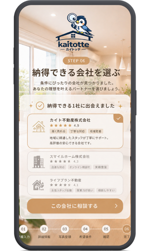 STEP06 納得できる会社を選ぶ