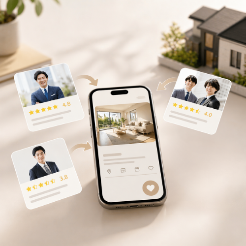 複数業者があなたにアプローチ