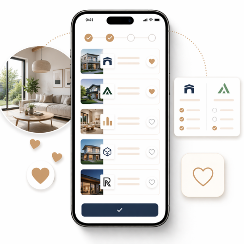 気になる業者にいいね